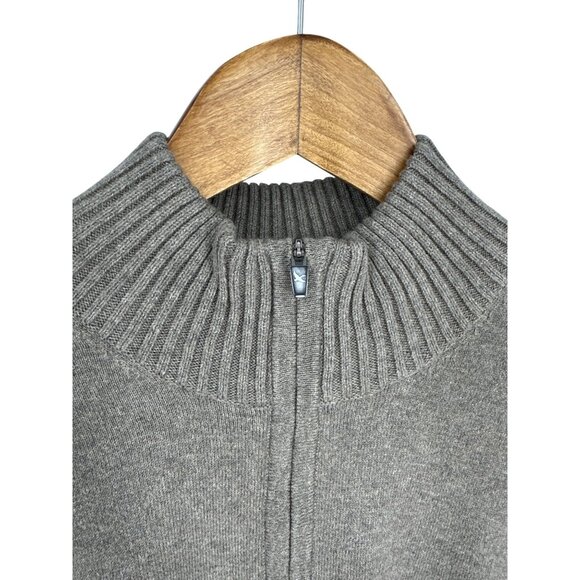 Eddie Bauer Mens Long Sleeve Half-Zip Ribbed Collar Sweater Size TL - Picture 3 of 9